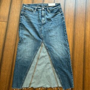NWT American Eagle denim maxi skirt